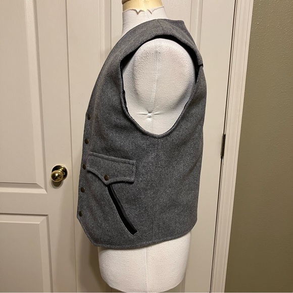 SCHAEFER OUTFITTER Vest GRAY 825 - Sz M Made in USA EXCELLENT! - Picture 10 of 12